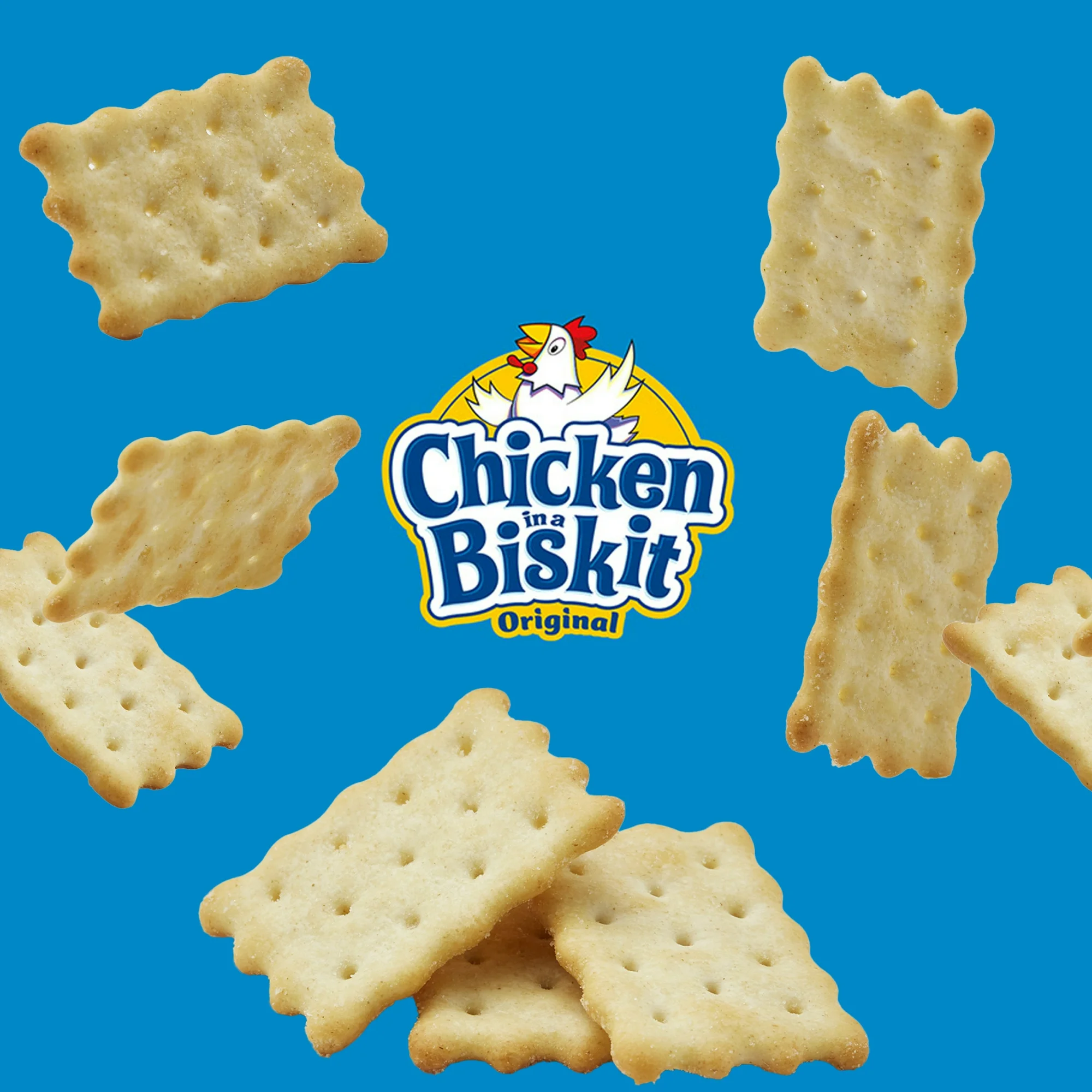 CHICKEN IN A BISKIT Original Baked Snack Crackers, Lunch Snacks, Family Size, 12 oz - Image 4
