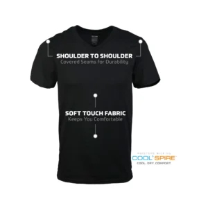 Gildan Men's Short Sleeve V-neck T-Shirts Assorted Color T-shirt up to 2XL, 5-pack, Black, Sport Grey, Charcoal, Military Green, Large