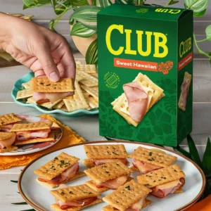 Club Sweet Hawaiian Crackers, Lunch Snacks, 13.7 oz