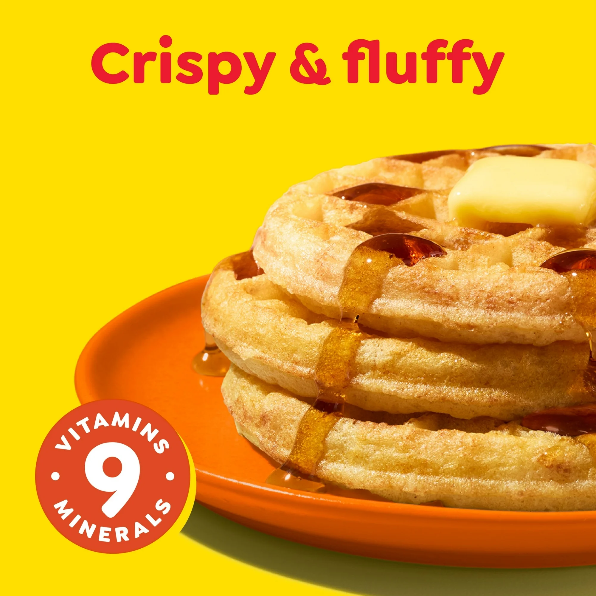 Eggo Homestyle Waffles, Frozen Breakfast, 12.3 oz, 10 Count, Regular - Image 3