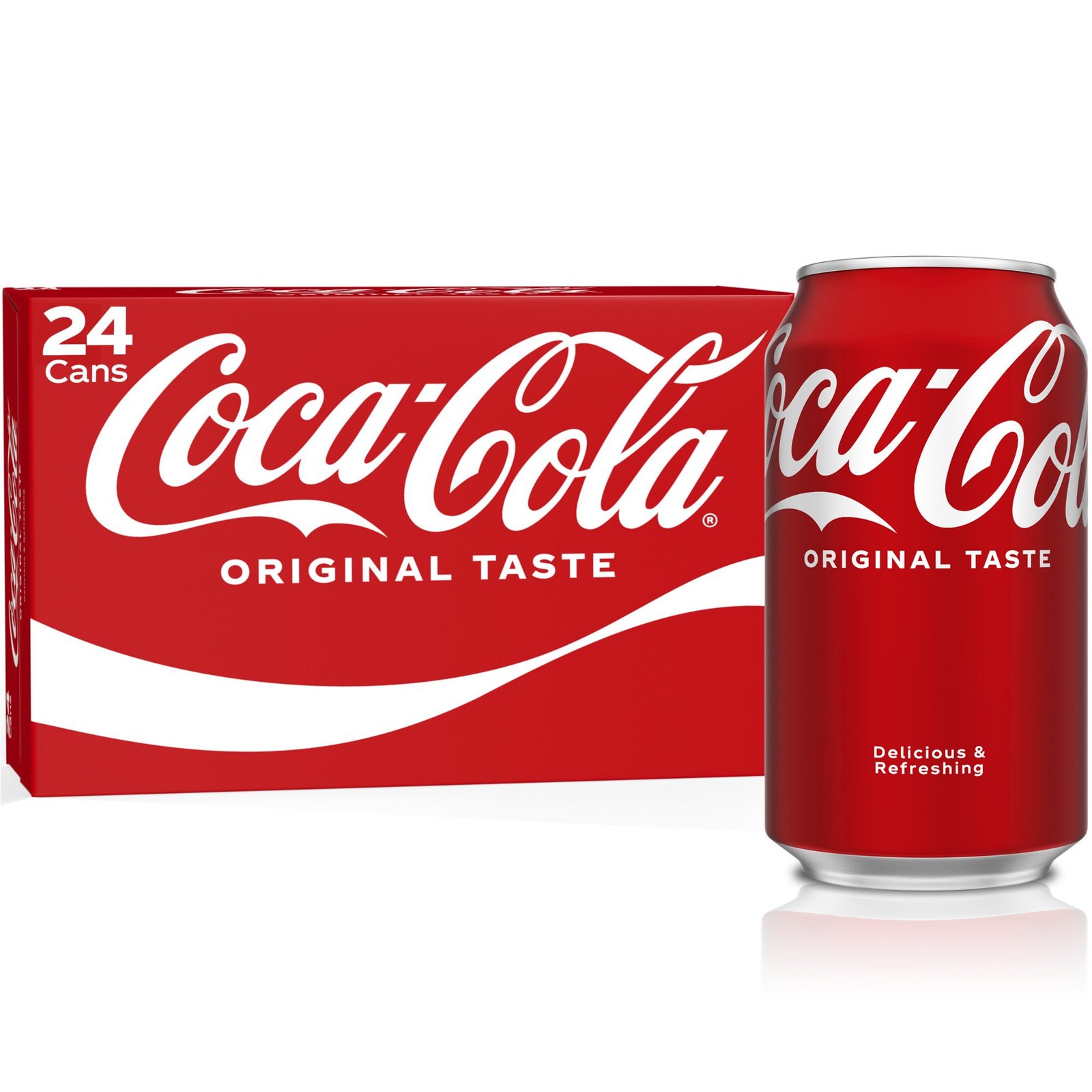 Coca-Cola Classic Soda Pop, 12 fl oz Cans, 24 Pack - Image 7