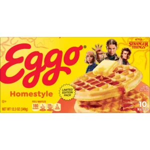 Eggo Homestyle Waffles, Frozen Breakfast, 12.3 oz, 10 Count, Regular