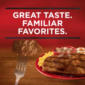 Banquet Salisbury Steak, Frozen Meal, 11.88 oz.