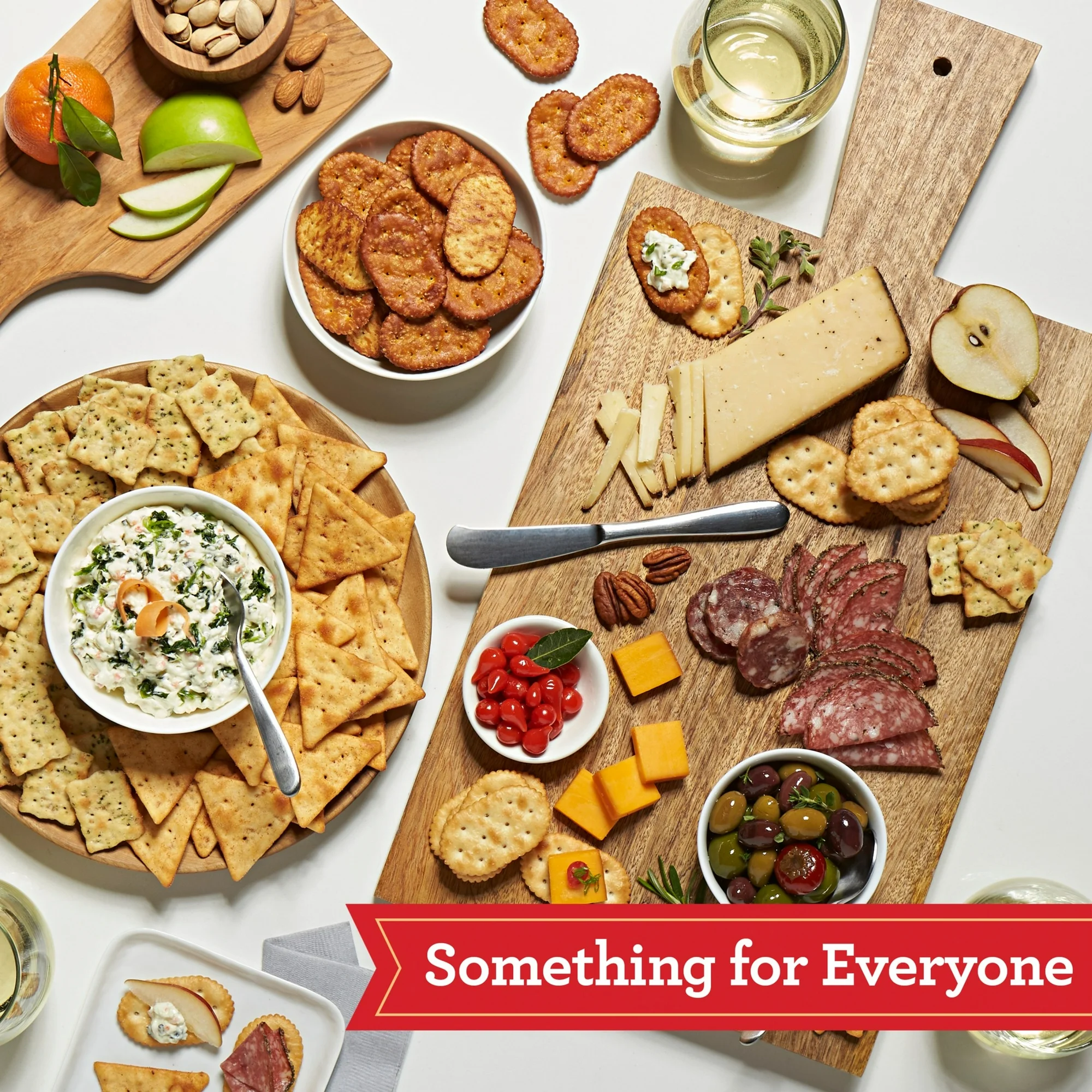 Town House Pita Sea Salt Oven Baked Crackers, Lunch Snacks, 9.5 oz - Image 3